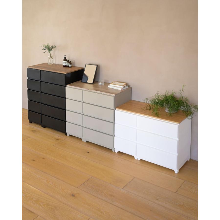 山善（YAMAZEN） 天板のみ 中が透けない 壁付き チェスト 専用 ズレ