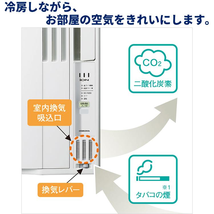 ReLaLa ウインドエアコン コロナ リララ 冷房専用 2023年モデル 単相