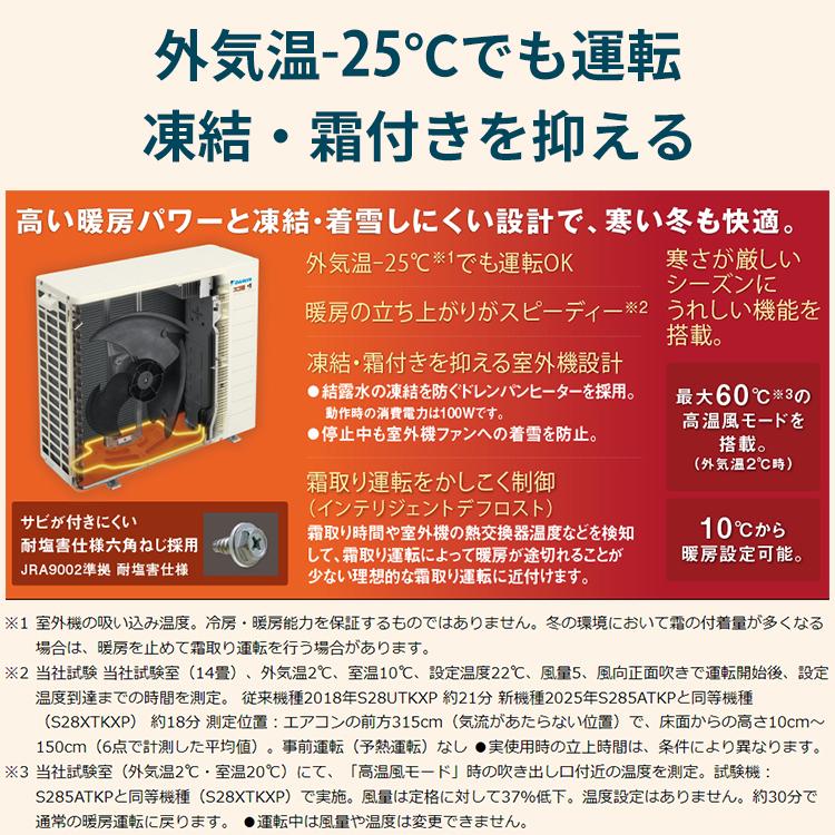 スゴ暖 標準取付工事費込 エアコン おもに6畳 ダイキン KXシリーズ