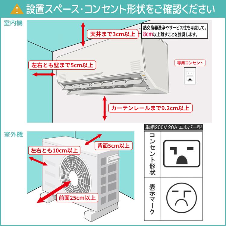 うるるとさらら 東京 神奈川地域限定 標準取付工事費込 エアコン同配