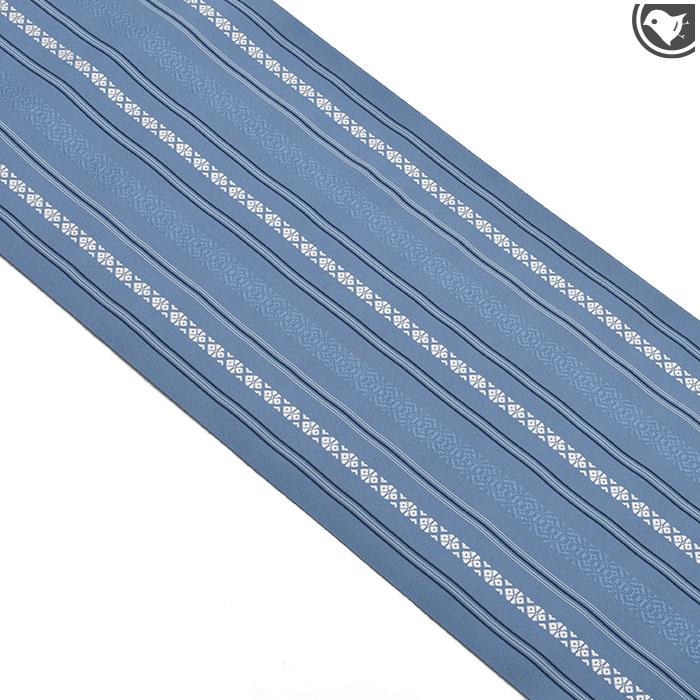 博多帯 黒木織物 謹製 本場筑前博多織 五献上柄 金印 八寸 名古屋帯