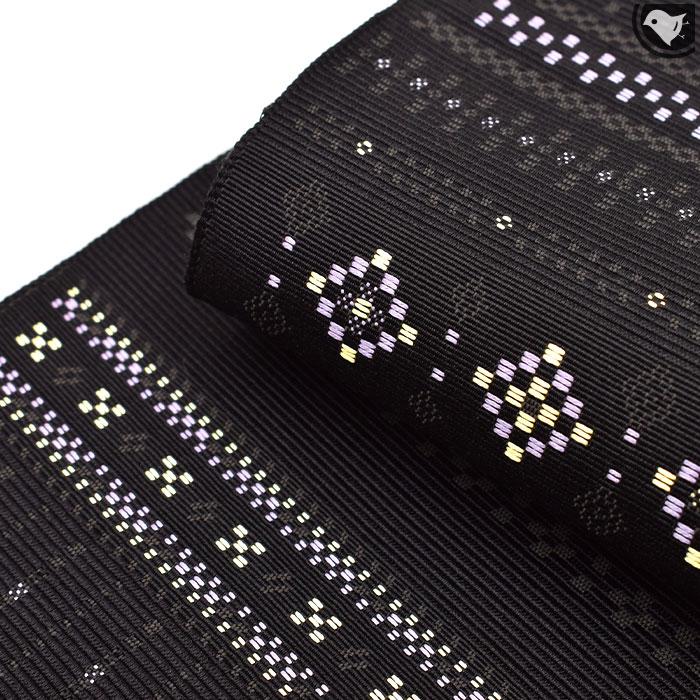 博多帯 本場筑前博多織 博多花織 金印 八寸名古屋帯 正絹 日本製【帯