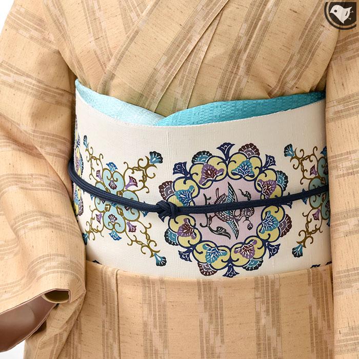 本場 琉球びんがた染 紅型工房 宜保 聡 作 正倉院宝物文様 紅型工房