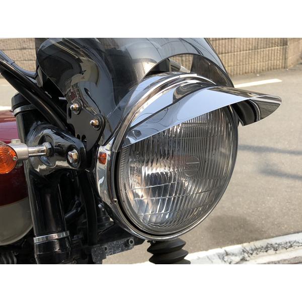 180パイ用 ピヨピヨバイザー 大 ロングひさし幅 90mm ステンレス