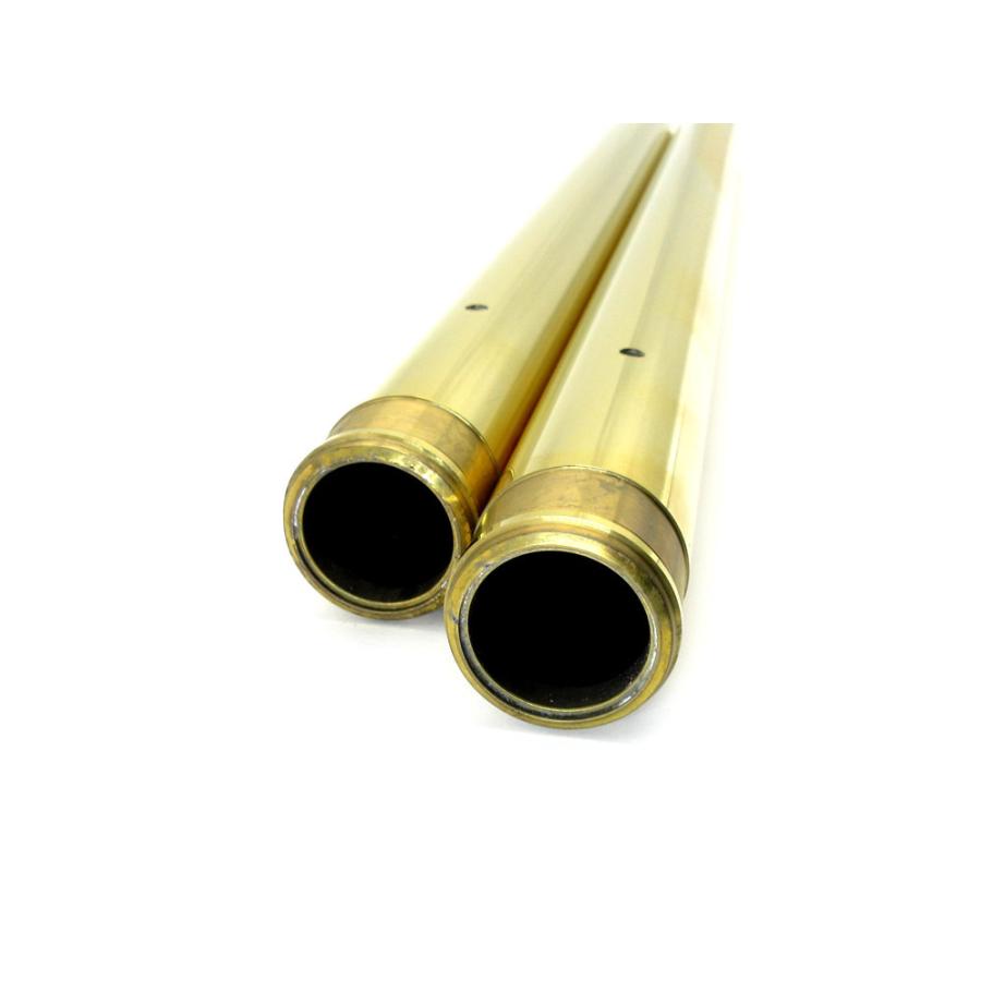 新品フロントフォーク インナーチューブ 1台分 GL ゴールドメッキ