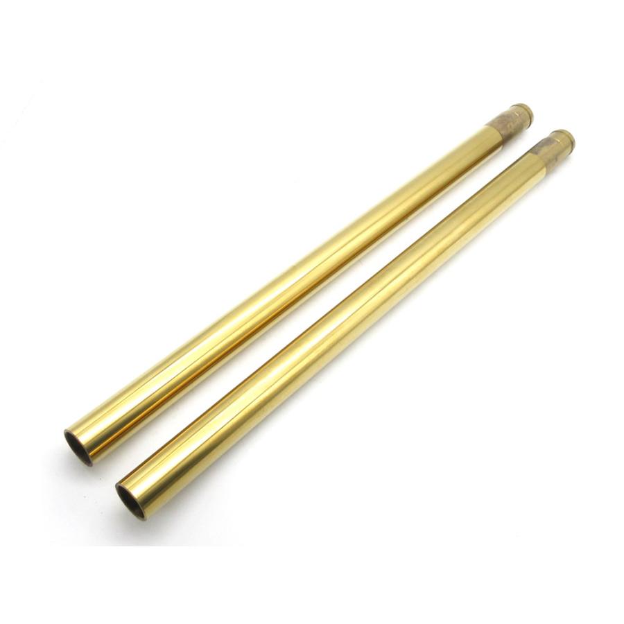 新品フロントフォーク カスタムインナーチューブ 1台分 GD ゴールド