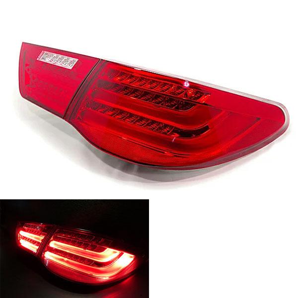 マークX GRX130系 前期 ファイバー テールランプ レッド 4灯化 RD