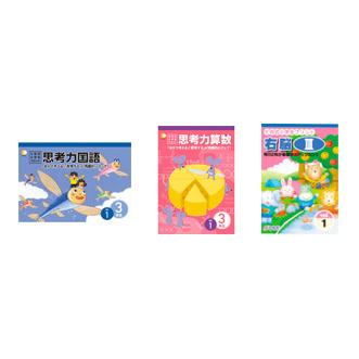 七田式教材（しちだ）小学生プリント3年生 3科目（思考力国語・思考力