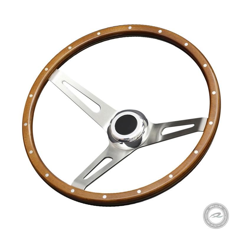 ウッドステアリング 35.5Φ ディープコーン ヴィンテージスタイル