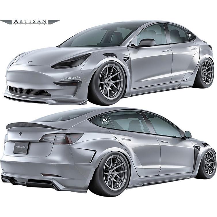 M's】 テスラ モデル3 ZAA-3L23P (2019y-) ARTISAN SPIRITS EVS ワイド