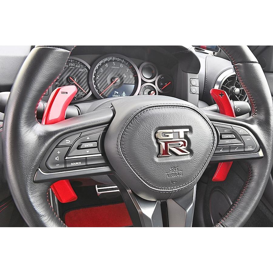 GT-R 【M's】 日産 R35 (2017y-) TOP SECRET M17 パドルシフター 左右