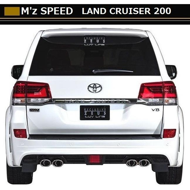 M's】TOYOTA ランクル 200 後期 M'z SPEED 左右 4本出し マフラー 4.6L