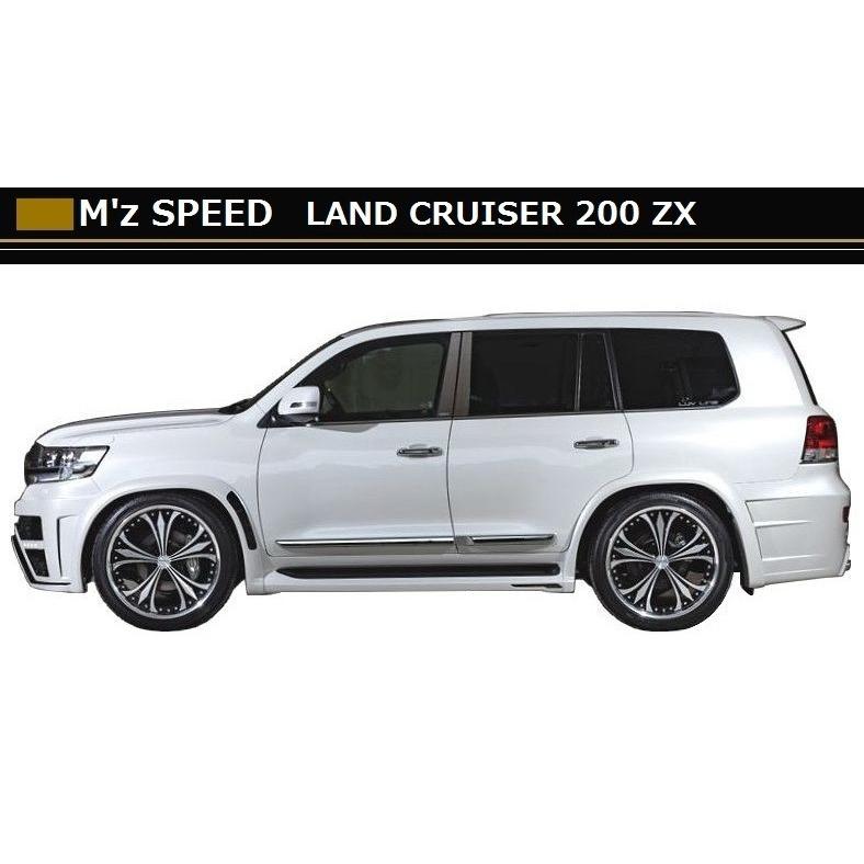 M's】ランクル 200 後期（H27.8-）リア バンパー スポイラー ／ M'z