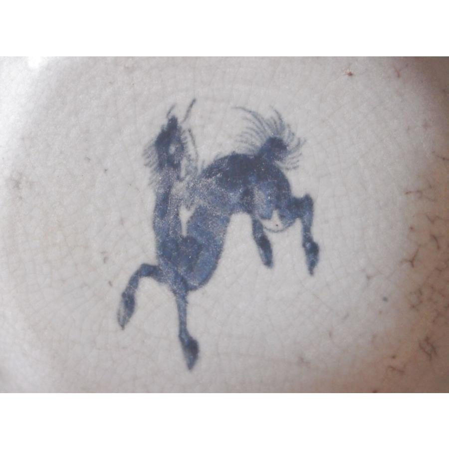 江戸時代 初期伊万里 八角なます皿11cm 干支 縁起物 発掘 陶片