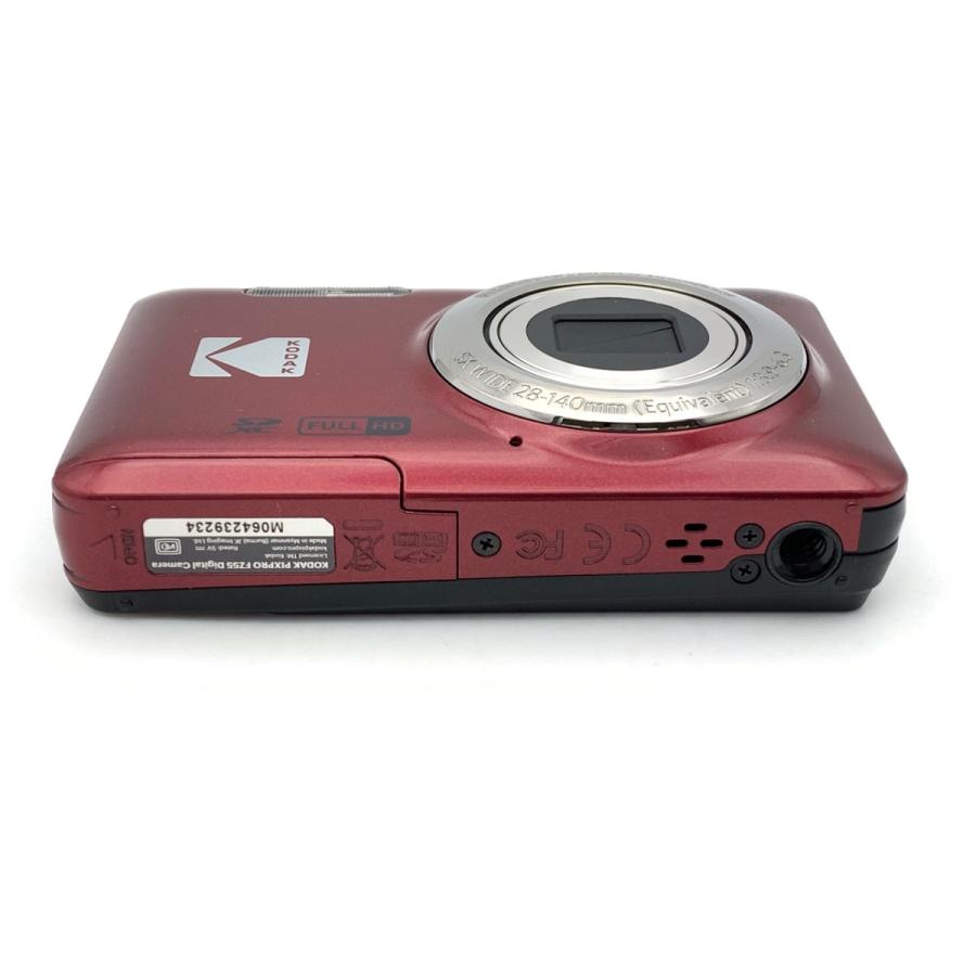 中古】 【美品】 コダック PIXPRO FZ55 ボディ レッド : カメラの