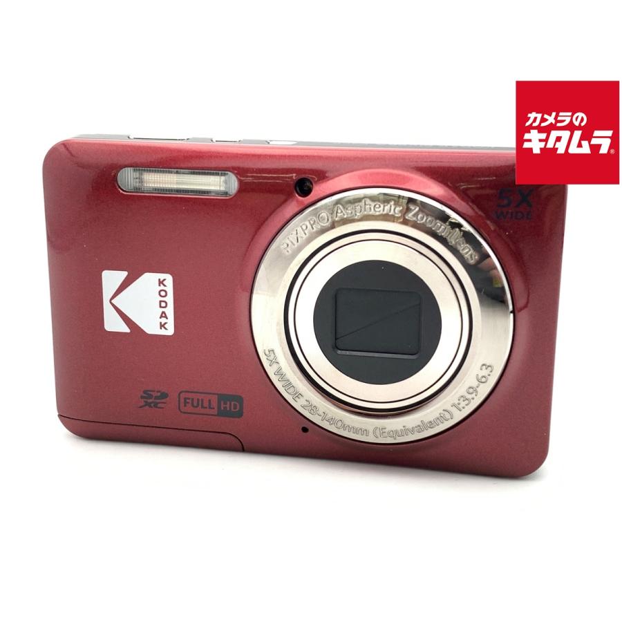 中古】 【美品】 コダック PIXPRO FZ55 ボディ レッド : カメラの