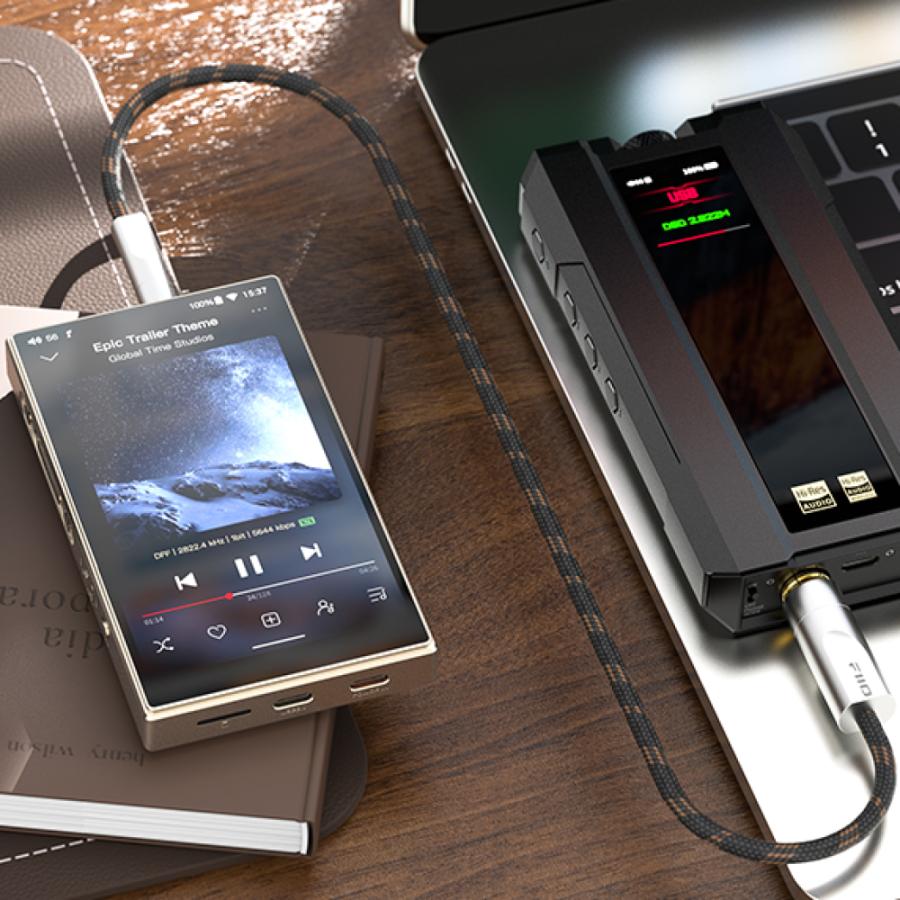 FiiO（フィーオ） FIIO M21 Dark Blue Titanium Gold FIO-M21-L FIO