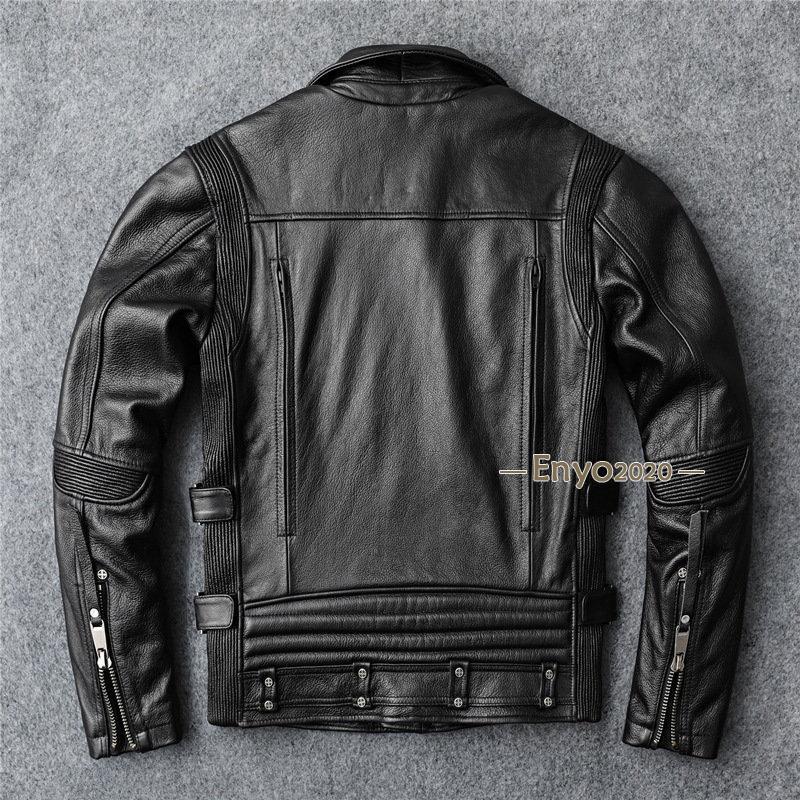 ライダース ジャケット 牛革 メンズ 本革 スジャケット ブルゾン B系