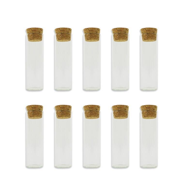 ガラスケース 2サイズセット コルクベース 各10個 ガラスケース 2