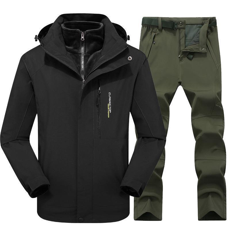 スキーウェア スノーボードウェア 上下セット 裏起毛 ジャケット