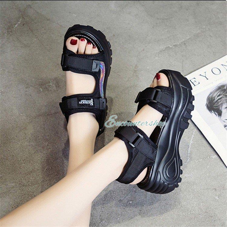 スポーツ サンダル レディース 厚底サンダル ヒール 7cm シューズ