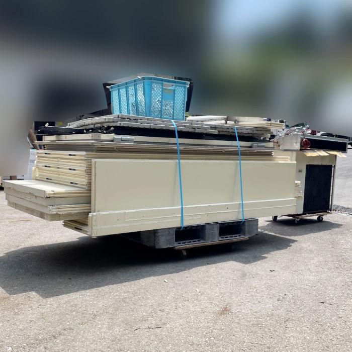 中古｜プレハブ冷蔵庫 1.5坪 外機HUS-11RA-UCI 内機HUS-15RB-EK