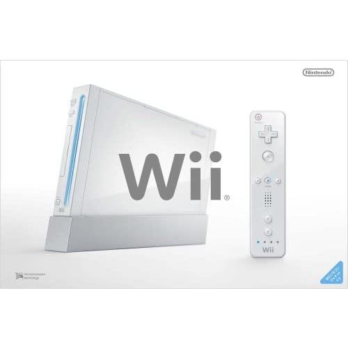 完品 Wii 本体 シロ Wiiリモコンジャケット同梱 RVL-S-WD : いー