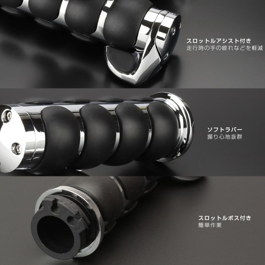 Harley Davidson（ハーレー・ダビッドソン） バイク グリップ 1インチ