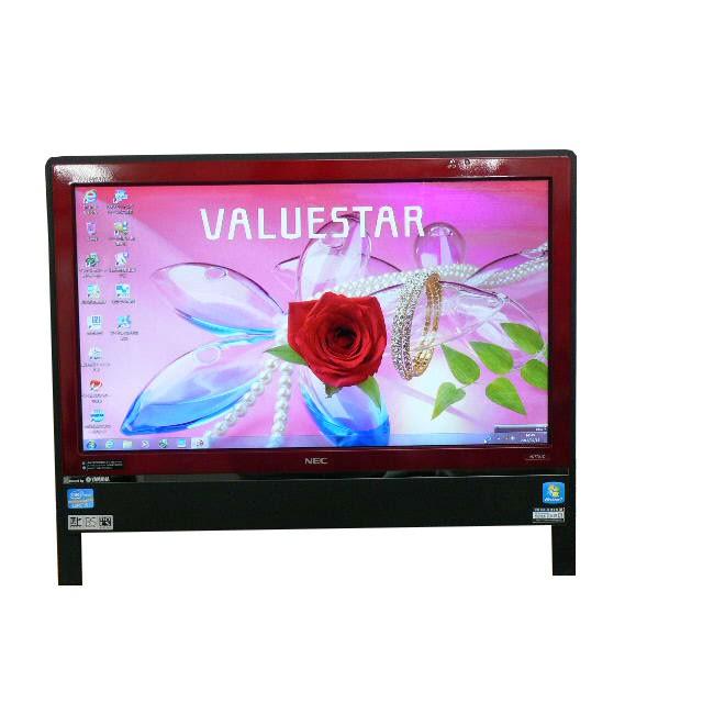 NEC デスクトップパソコン 中古パソコン VN770/D レッド デスクトップ