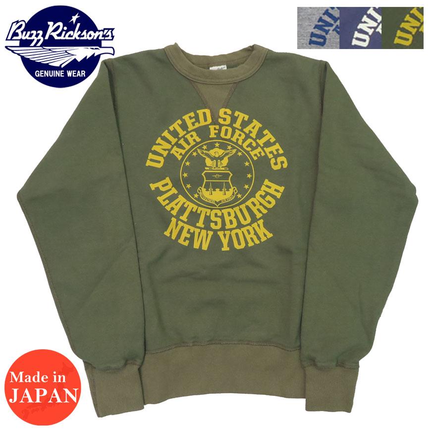 BUZZ RICKSON'S バズリクソンズ 長袖 クルーネック スウェット