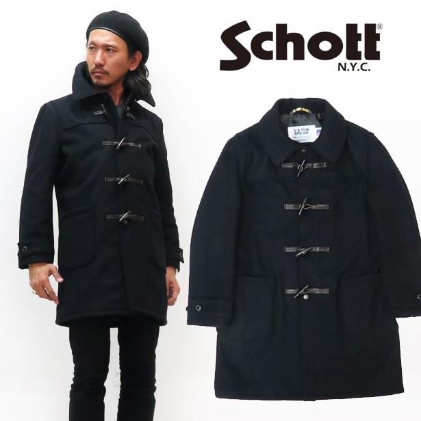 Schott N.Y.C（ショット） SCHOTT フードレス シングル ダッフルコート