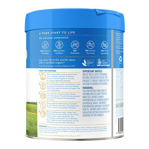 Bellamy's（ベラミーズ）オーガニック Organic 粉ミルク ステップ1（0