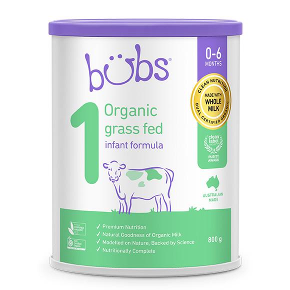 Bubs（バブズ）オーガニック Organic 粉ミルク ステップ1（0〜6カ月