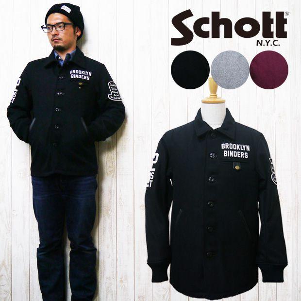 Schott N.Y.C（ショット） Schott メルトン バーシティ ジャケット