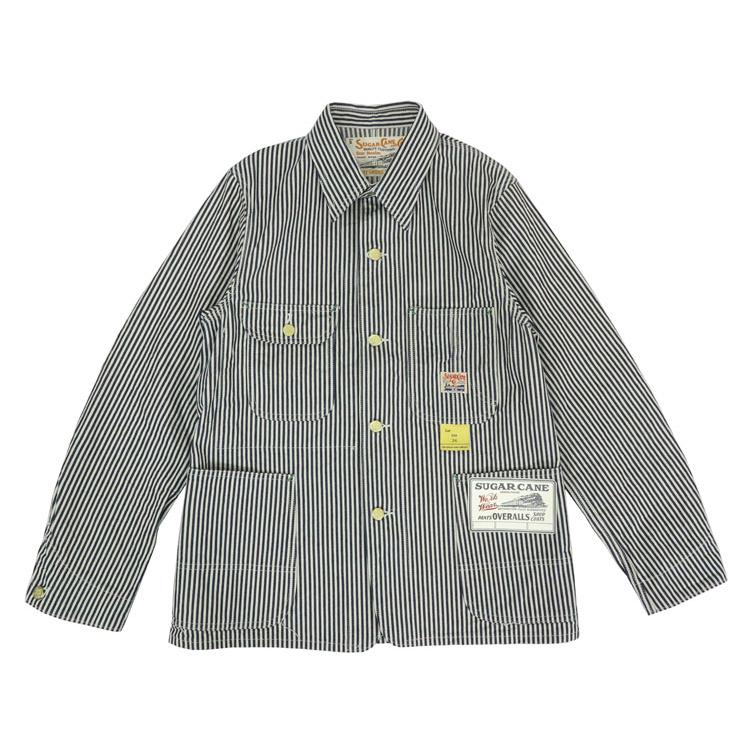 SUGAR CANE シュガーケーン 11oz ヒッコリーストライプ ワークコート