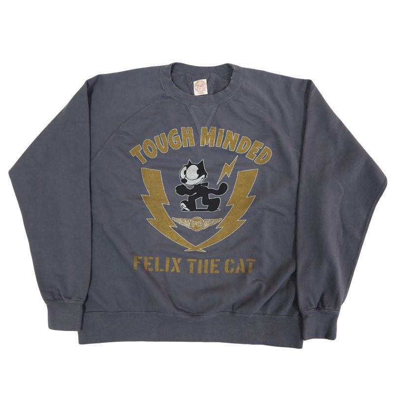 TOYS McCOY（トイズマッコイ） 長袖 プリント ガーメントダイ クルー