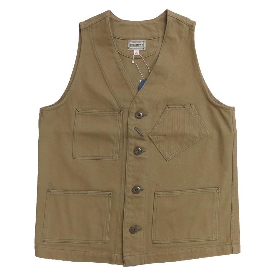 Pherrow's（フェローズ） ワーク ベスト 24W-PHWV1 : EARTH MARKET