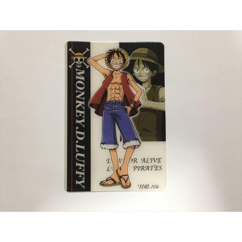 a114 ワンピース カード 海賊王グミ ルフィ NO.106 トレカ 1枚 即決