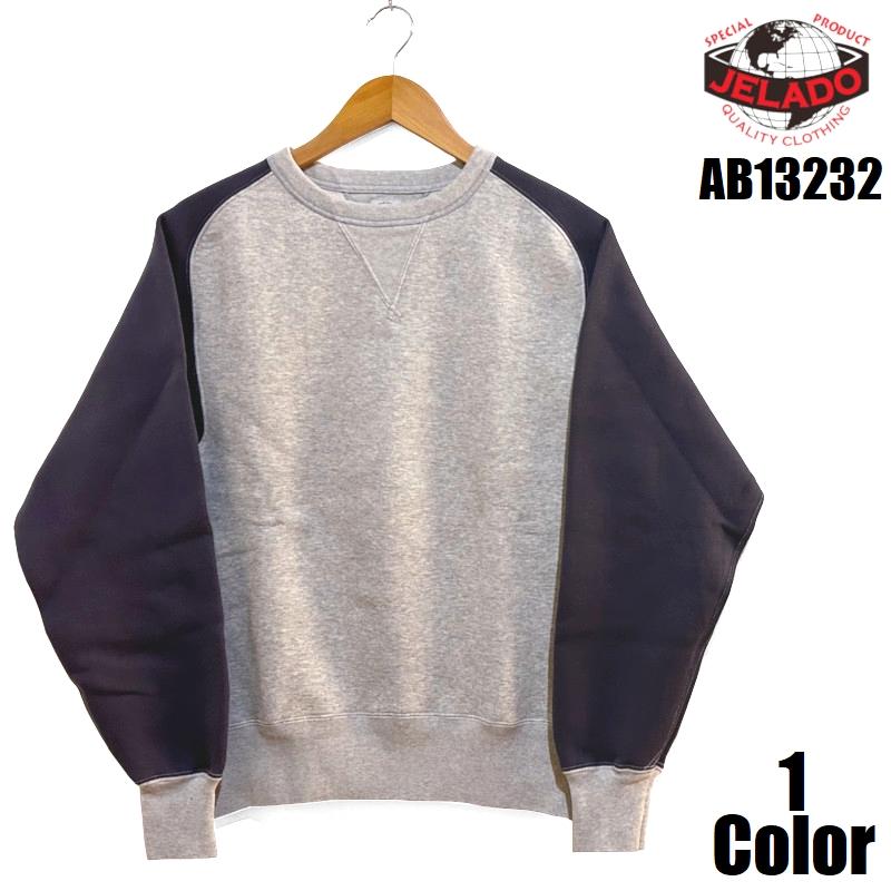 JELADO（ジェラード） 'Champs'2トーンクルーネックスウェット JELADO