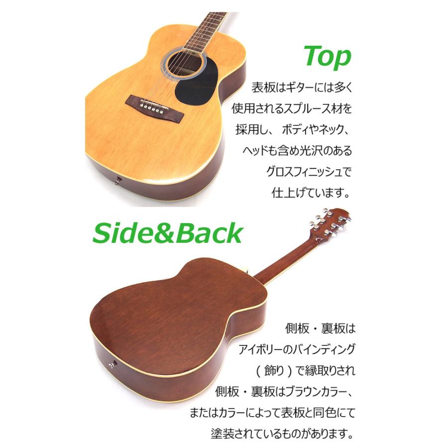 ARIA（アリア） アコースティックギター 初心者 セット 13点 Legend