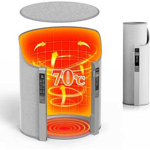 パネルヒーター 足元540°全方位発熱2025新登場デスクヒーター 筒型 遠