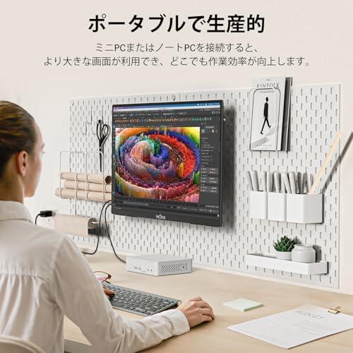 InnoView モバイルモニター 23.8インチ モバイルディスプレイ FHD