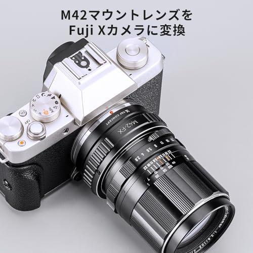 K&F Concept マウントアダプター M42マウントレンズ-FUJIFILM FX X