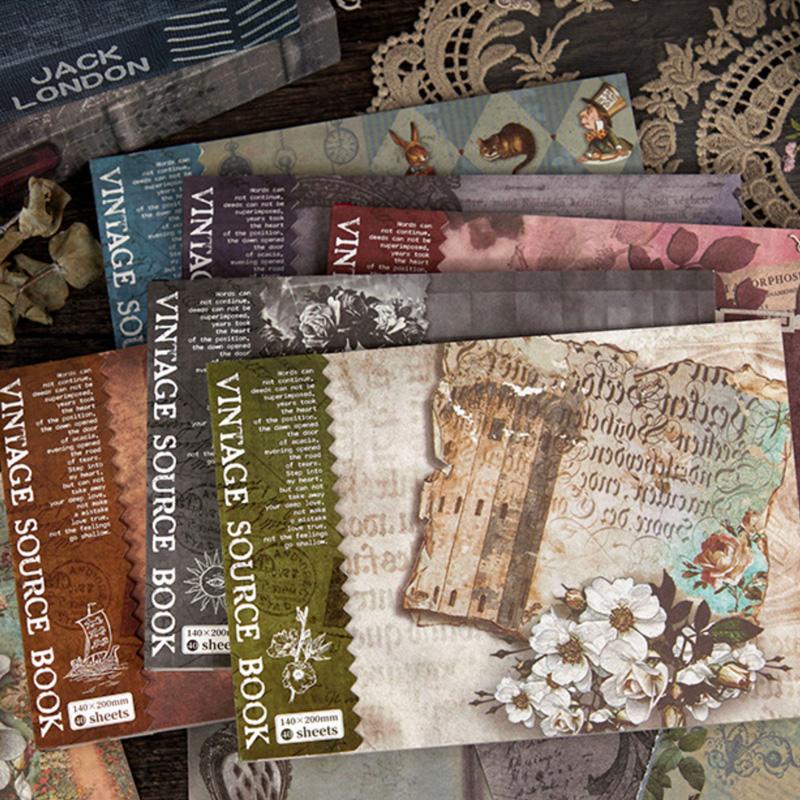 コラージュ 素材 デザイン ペーパー ミステリアス ファンタジー