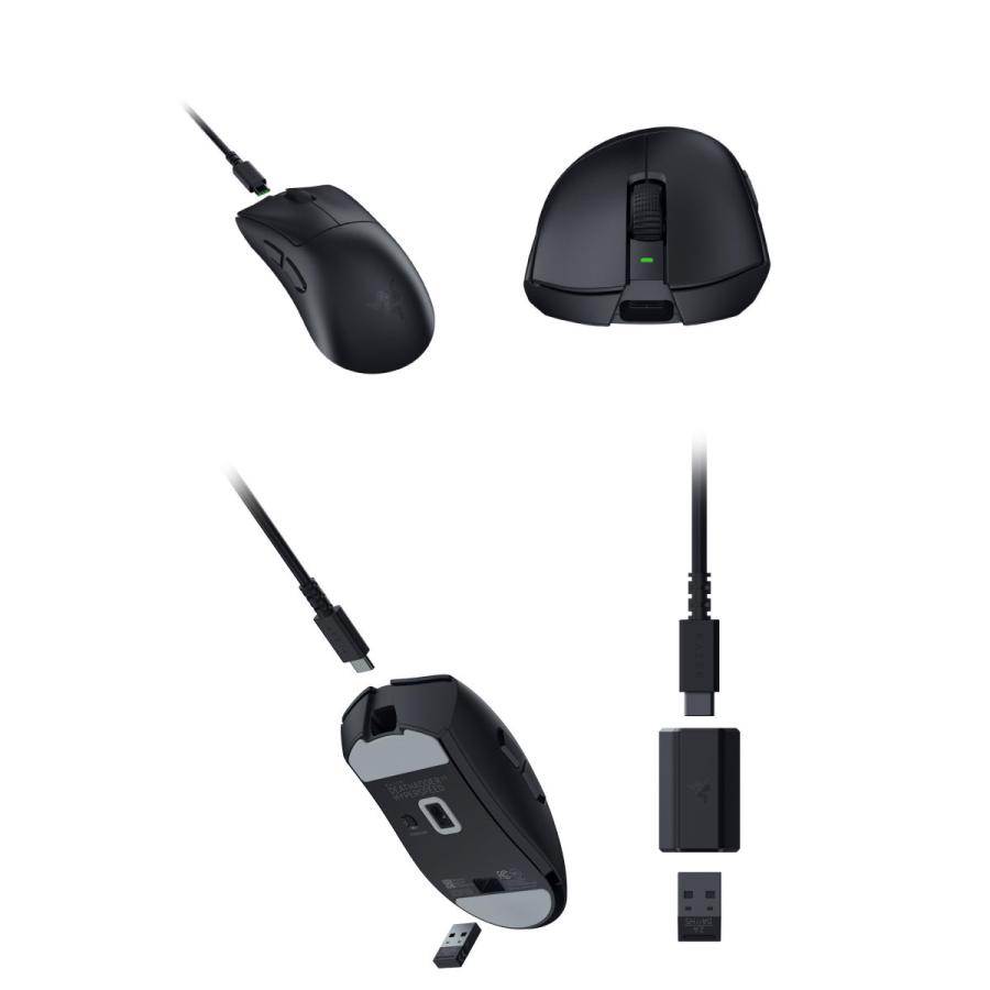 DeathAdder Razer V3 HyperSpeed 有線 / 2.4GHz ワイヤレス 両対応