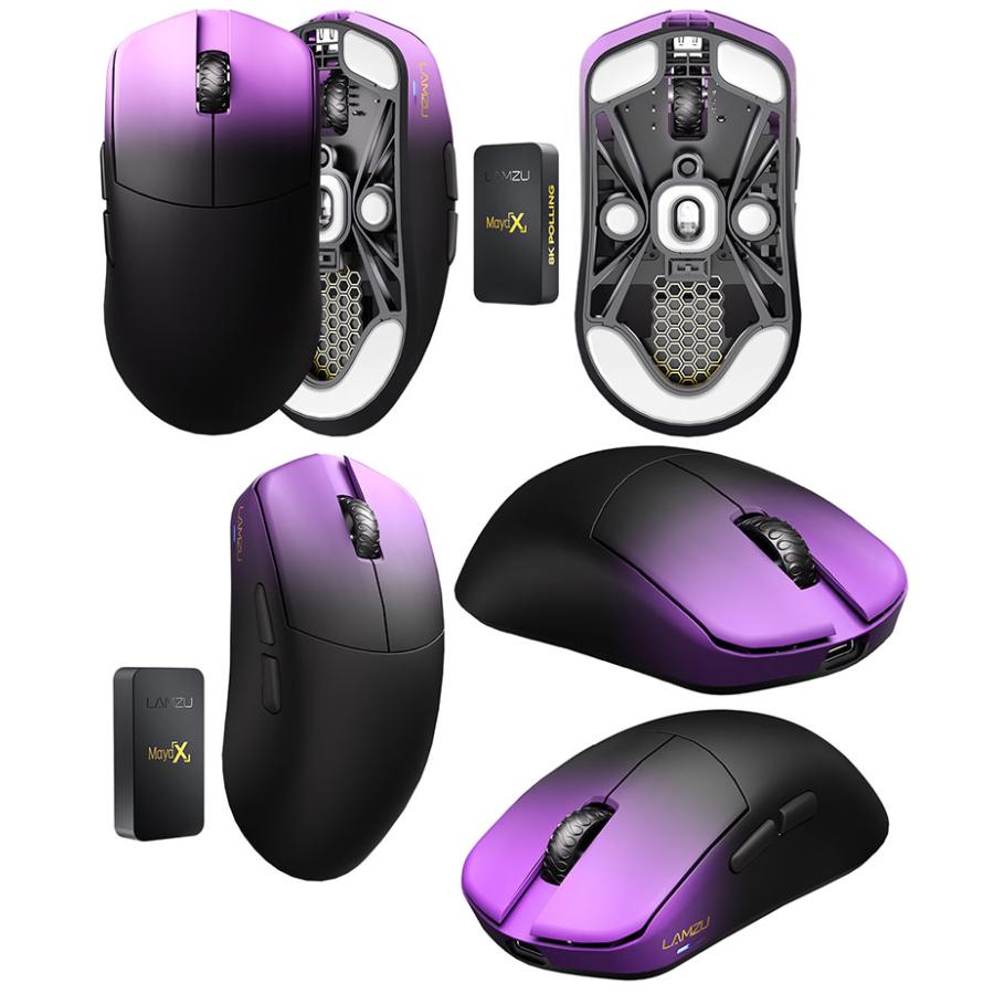 LAMZU LAMZU Maya X 8Kレシーバー付属 ワイヤレスゲーミングマウス