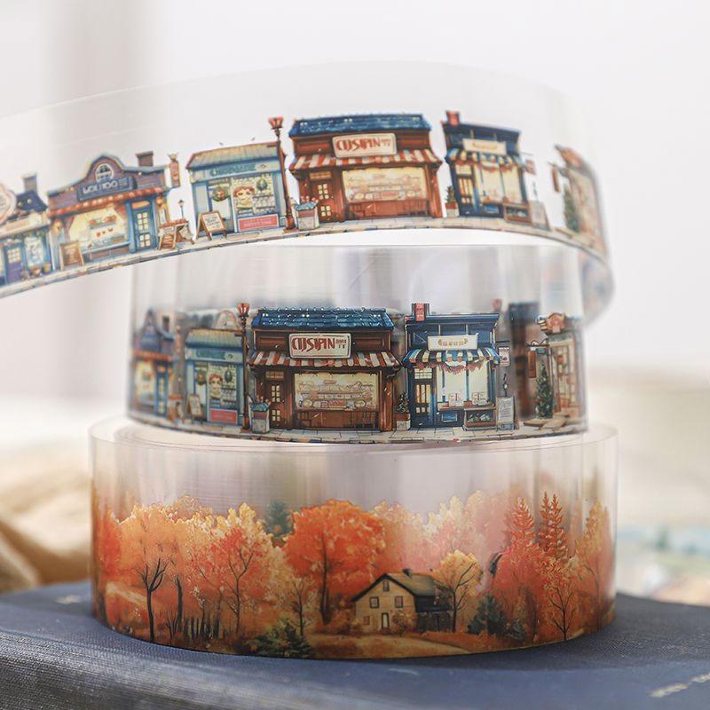 コラージュ 素材 マスキングテープ マステ 風景 背景 景色 桜 ショップ