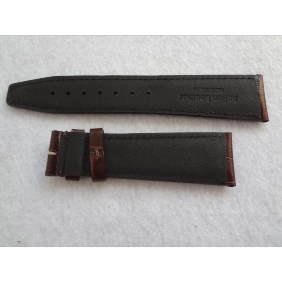 IWC 22mm ポルトギーゼ クロノグラフ用 レザーベルト 茶 茶色 ブラウン