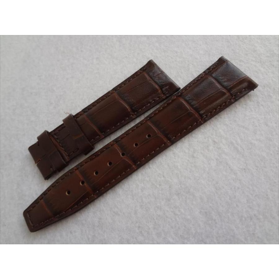 IWC 22mm ポルトギーゼ クロノグラフ用 レザーベルト 茶 茶色 ブラウン
