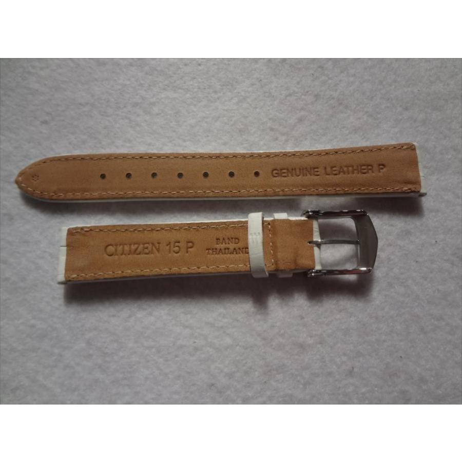 Citizen Eco-Drive 純正 15mm 腕時計ベルト FD1036-09D用 レザー 時計